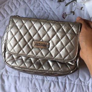 Kenneth Cole Reaction Silver Crossbody Bag